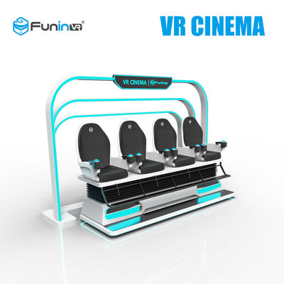 틴에이저를 위한 전기 동의 체계를 가진 3KW 4 선수 9D 가상 현실 시뮬레이터
