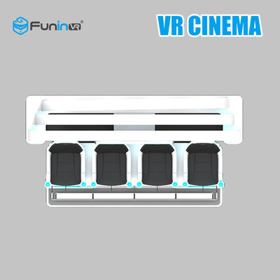 Deepoon E3 유리 9D 가상 현실 시뮬레이터 크기 3250*1710*2280mm