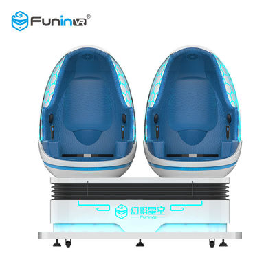 유원지를 위한 상호 작용하는 9D 가상 현실 시뮬레이터 쌍둥이 좌석