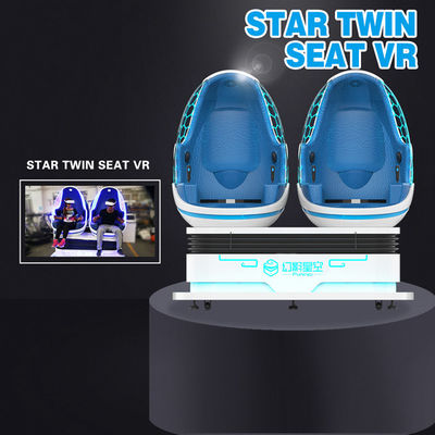 전기 불안정한 플랫폼 9D 가상 현실 시뮬레이터 4.5KW 쌍둥이 좌석