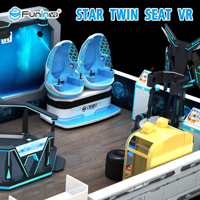 2 계란 의자 다리 청소 효력을 가진 좌석 9D 가상 현실 영화관