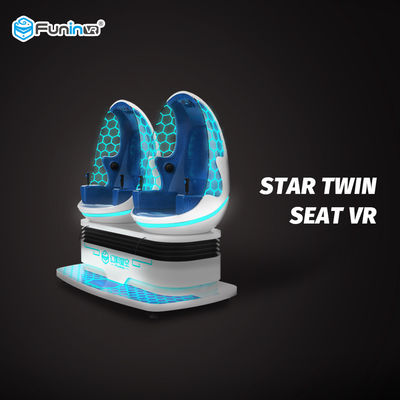 360 계란 의자 다리 청소 효력을 가진 정도 2 좌석 9D 가상 현실 영화관