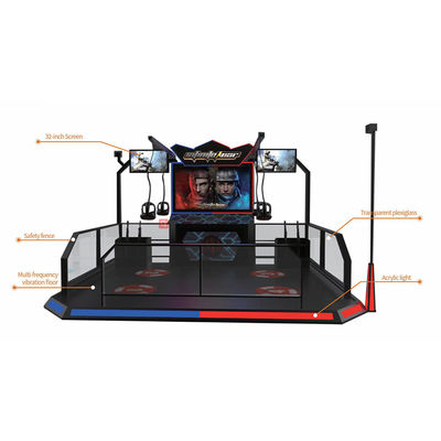 2 중간 나이를 위한 HTC Vive 헤드폰을 가진 선수 9D VR 총격사건 시뮬레이터