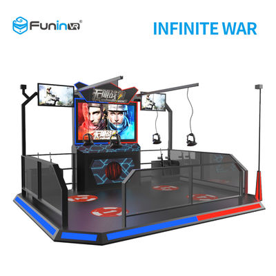 2 중간 나이를 위한 HTC Vive 헤드폰을 가진 선수 9D VR 총격사건 시뮬레이터