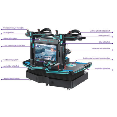 통합 비행 VR 시뮬레이터/9D 가상 현실 비행 모의 조종 장치를 위로 서 있으십시오