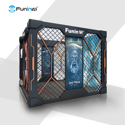 정격 부하 600 킬로그램 9D VR 아케이드 기계 4 선수 VR 슈팅 게임 시뮬레이터