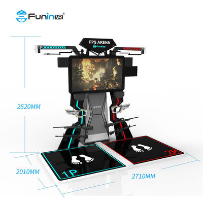 9d 게임기 모의 비행 장치를 경주하는 박판 금속 VR FPS 슈팅 게임