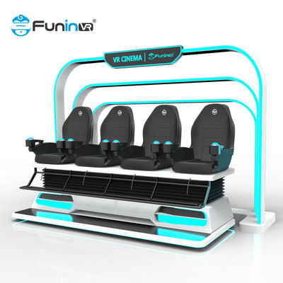 놀라운 제품 VR 기계 9D 4 좌석 상영관 게임 프로젝트를 지니는 로드