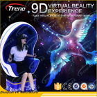 3개의 전기 실린더를 가진 테마 파크 9D 가상 현실 시뮬레이터 HD VR 유리