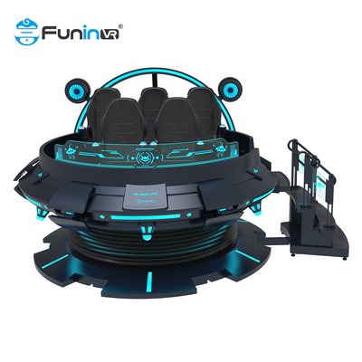 롤러 코스터 9D 360 회전 6 자리 Vr 게임 세트 Vr 의자
