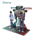 0.8kW 30PCS 영화 VR 헤드셋 디스플레이와 함께 서 있는 비행 VR 시뮬레이터