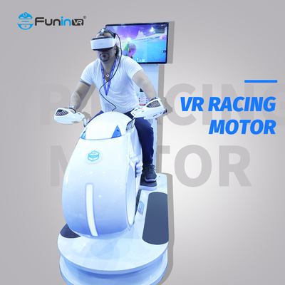 9D VR 레이싱 모토 시뮬레이터 HD 서라운드 사운드와 360도 모션