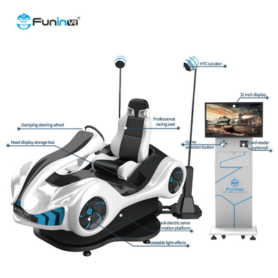 VR 레이싱 카트 시뮬레이터 동적 극단적인 테마 경험을 풀어