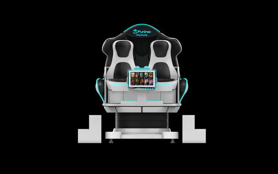 610kg 무게 용량 9D VR 의자 임메리티브 VR 경험과 조이스틱 컨트롤러