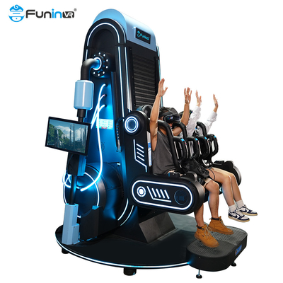 Immerse Yourself in Virtual Reality with 9D VR Chair's 360 Degree Rotation and 55 Inch Screen