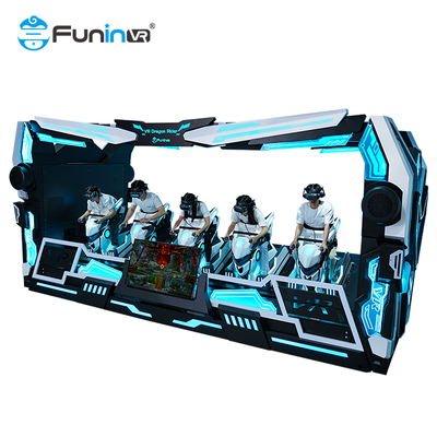 엔터테인먼트 9D VR 드래곤 라이더 5인승 시뮬레이터 다이나믹 익스트림 테마 플랫폼