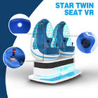 2개의 좌석은 의자 영화관 9D에게 백색 색깔을 가진 가상 현실 게임 기계 파랑을 몸짓으로 알립니다