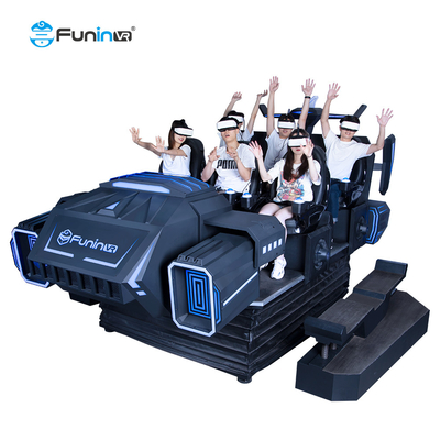 다크는 6 좌석 9d VR 시뮬레이터 아케이드 게임 기계 360' 전경을 훼손합니다
