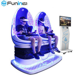 상업적인 9D VR 시뮬레이터 좌석 진동 다리 청소 2 Seater