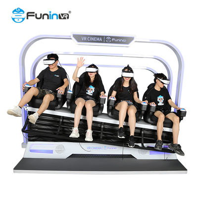 4대 자리 VR (가상현실) 시뮬레이터 9D 상영관 시뮬레이터 / 디푼 E3 9D 가상 현실 기계